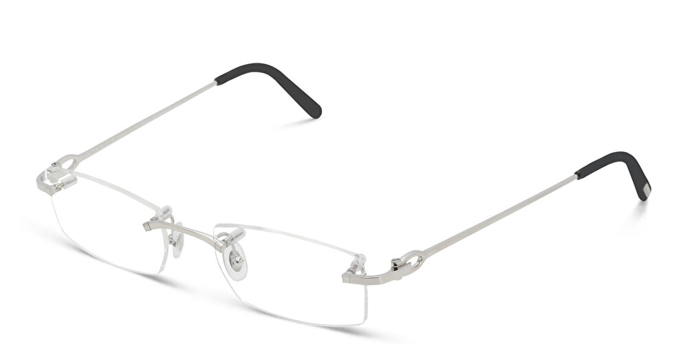 Cartier Signature 'C'de Cartier Unisex Rimless Eyeglasses