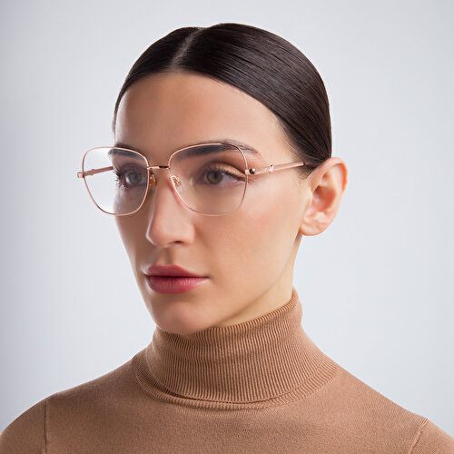 EYE'M IRRESISTIBLE Wide Square Eyeglasses