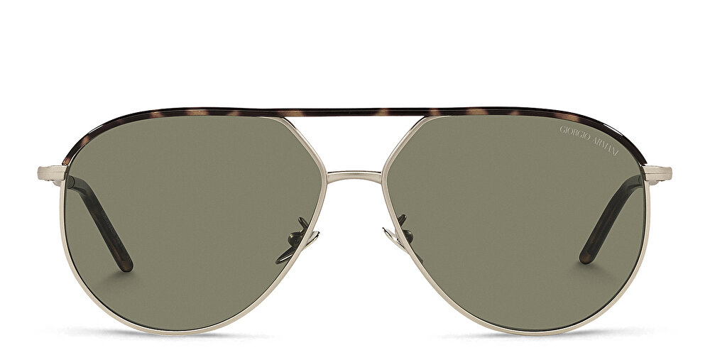 GIORGIO ARMANI Wide Aviator Sunglasses