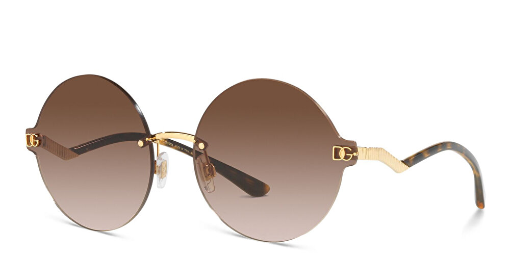 DOLCE & GABBANA Rimless Round Sunglasses