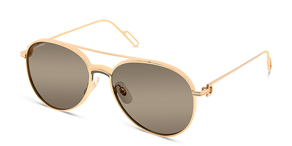 Cartier Wide Aviator Sunglasses