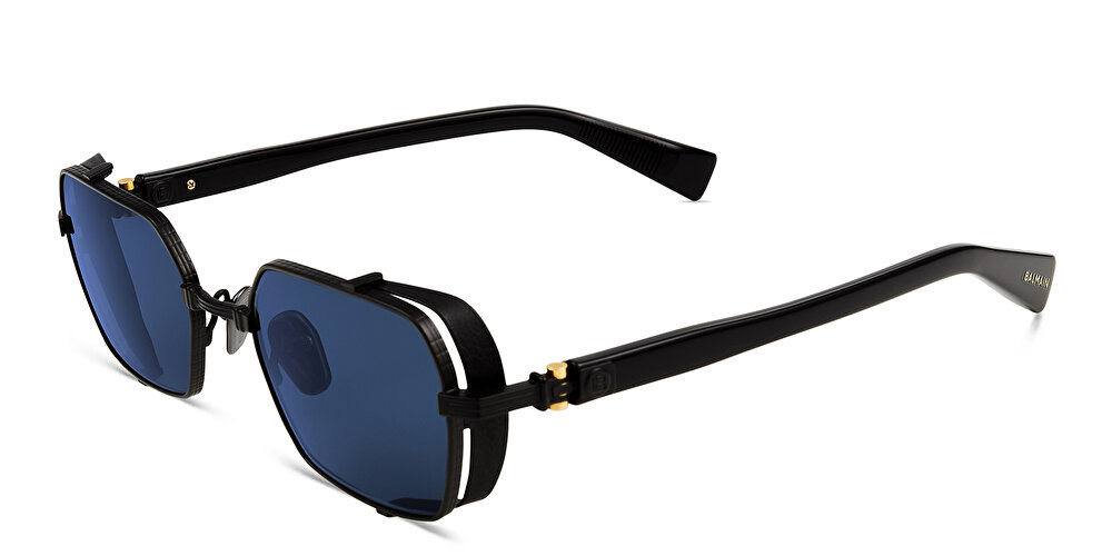 BALMAIN Brigade-III Unisex Rectangle Sunglasses