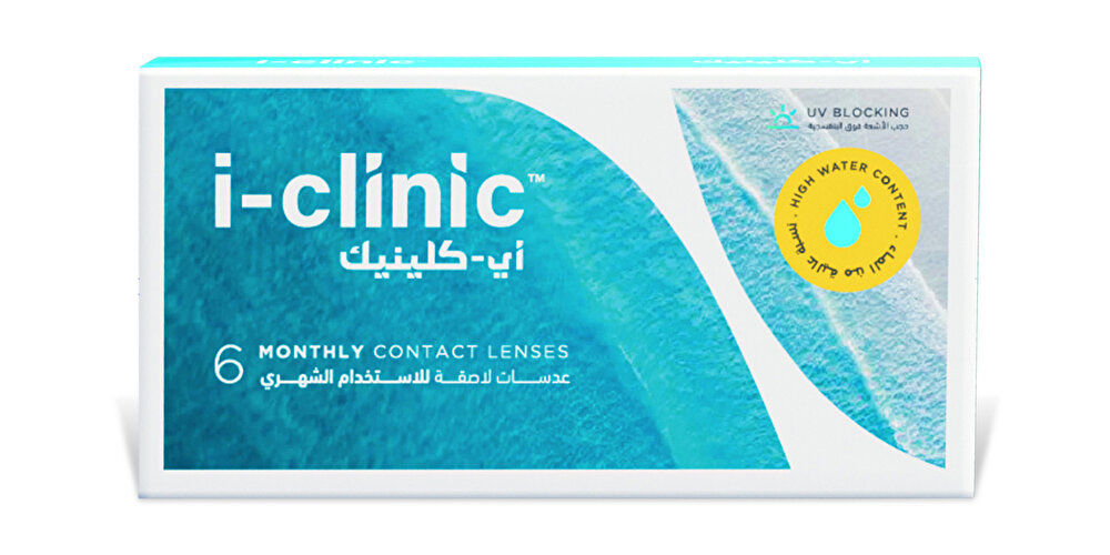 i-clinic Monthly Clear Contact Lenses