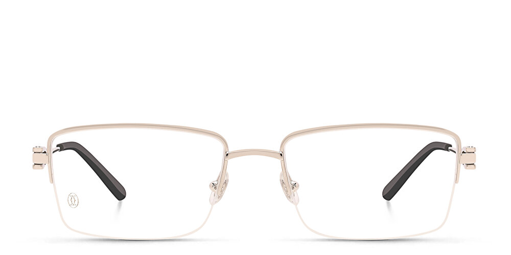 كارتييه نظارات طبية سينياتور سي دو كارتييه واسعة بنصف إطار