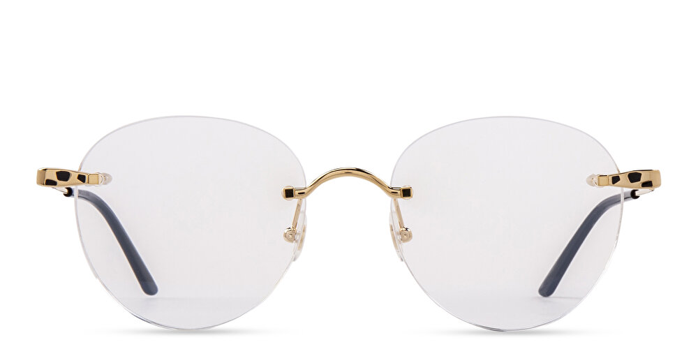 Cartier Rimless Round Eyeglasses