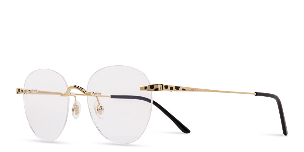Cartier Rimless Round Eyeglasses