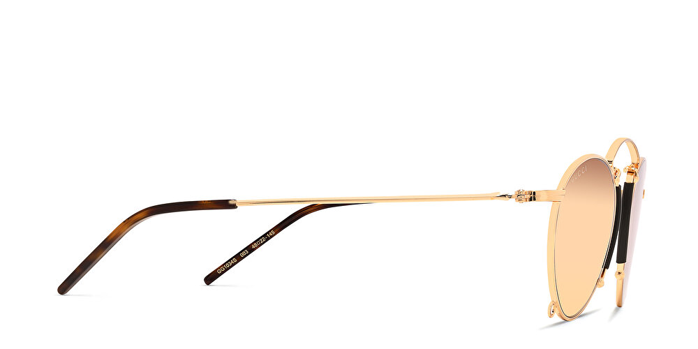 غوتشي نظارات شمسية بإطار غير منتظم للجنسين
