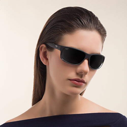 ماوي جيم نظارة شمسية كايوي شانل 840 بإطار مستطيل للجنسين