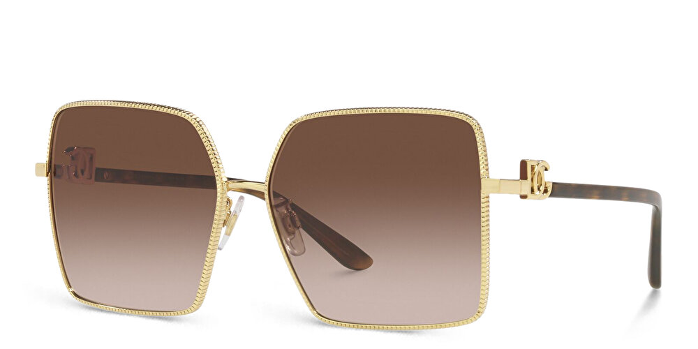 DOLCE & GABBANA Oversized Wide Square Sunglasses
