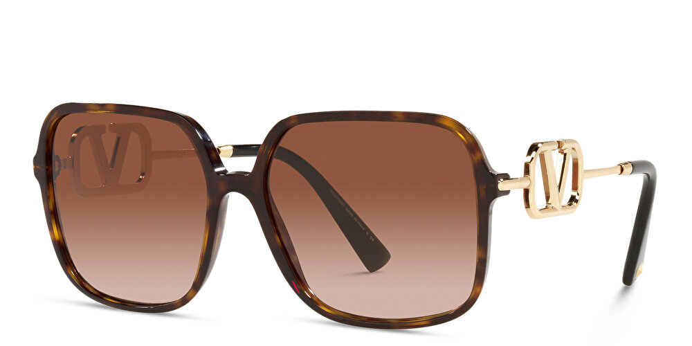 VALENTINO Oversized Square Sunglasses