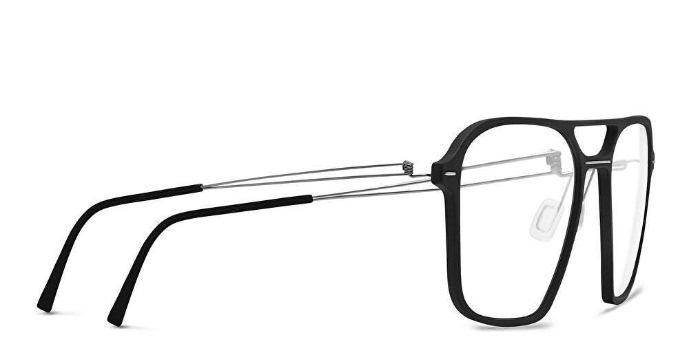 مونوجرام نظارة طبية بإطار مربع
