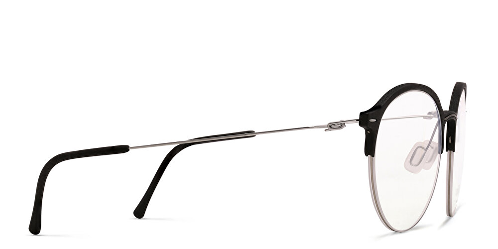 MONOGRAM Unisex Half Rim Round Eyeglasses