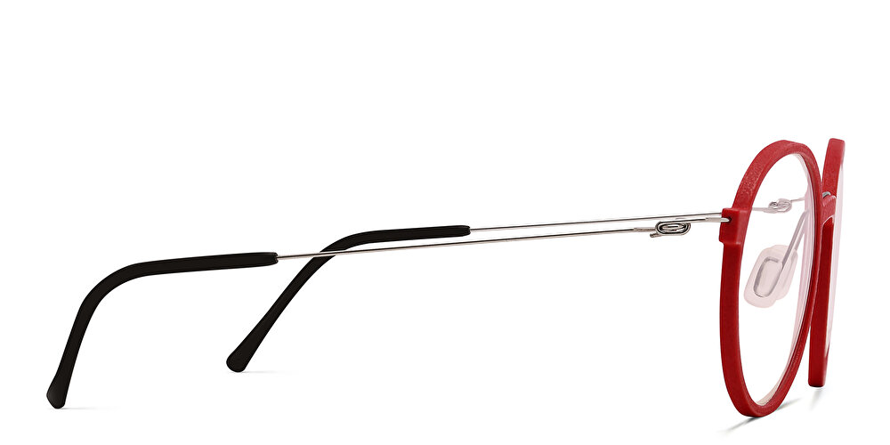 مونوجرام نظارة طبية بإطار دائري للجنسين