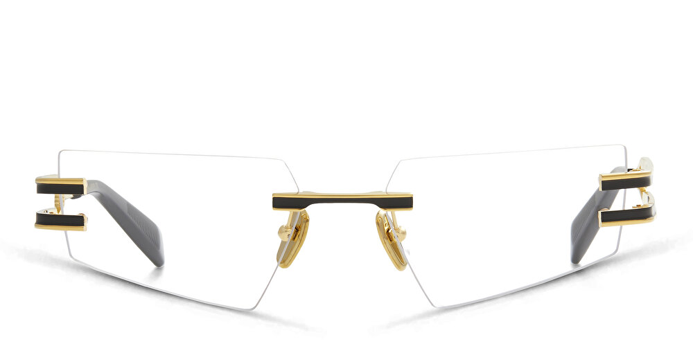 BALMAIN Fixe Unisex Rimless Rectangle Eyeglasses