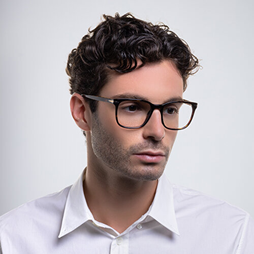 DAVID BECKHAM Wide Square Eyeglasses