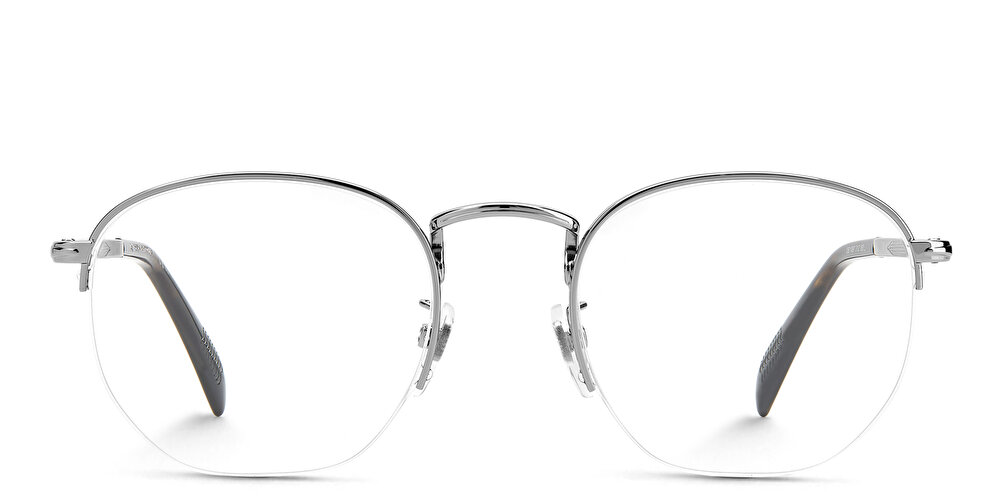 ديفيد بيكهام نظارة طبية بإطار دائري نصف إطار