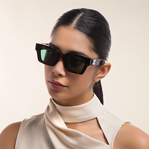 أوف وايت نظارات شمسية مربعة للجنسين