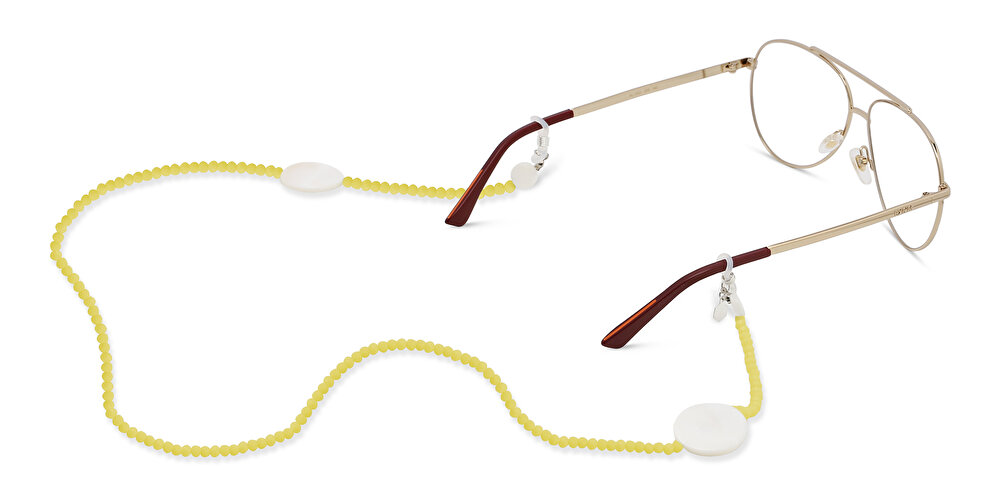 ذا ريتشي ديستريكت سلسلة نظارات مصنوعة من الكريستال وعرق اللؤلؤ