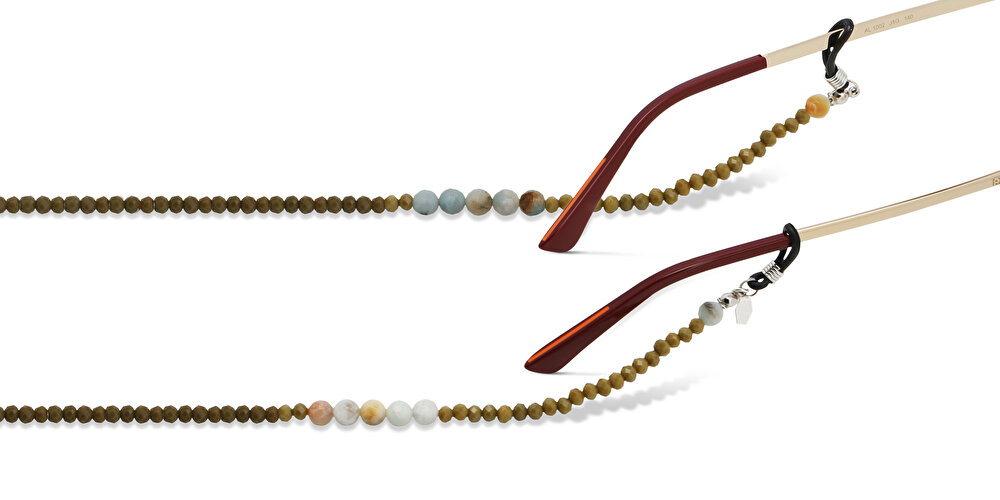 The RICCI DISTRICT Crystals & Amazonite Glasses Chain