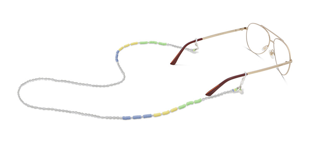 The RICCI DISTRICT Crystals & Polymer Beads Glasses Chain