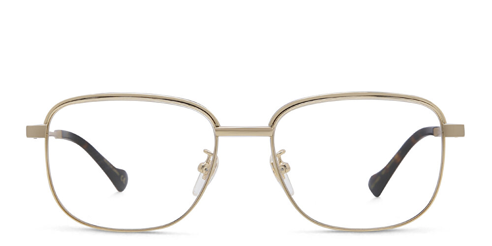 غوتشي نظارة طبية بإطار آفياتور واسع