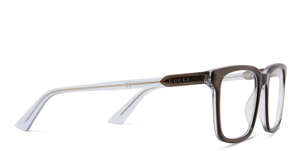 غوتشي نظارة طبية بإطار مربع واسع