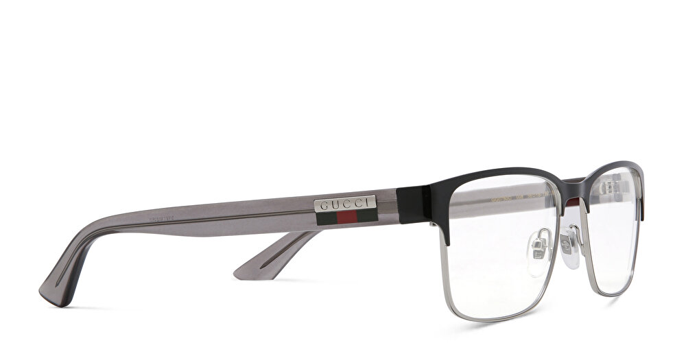 غوتشي نظارة طبية بإطار مستطيل واسع