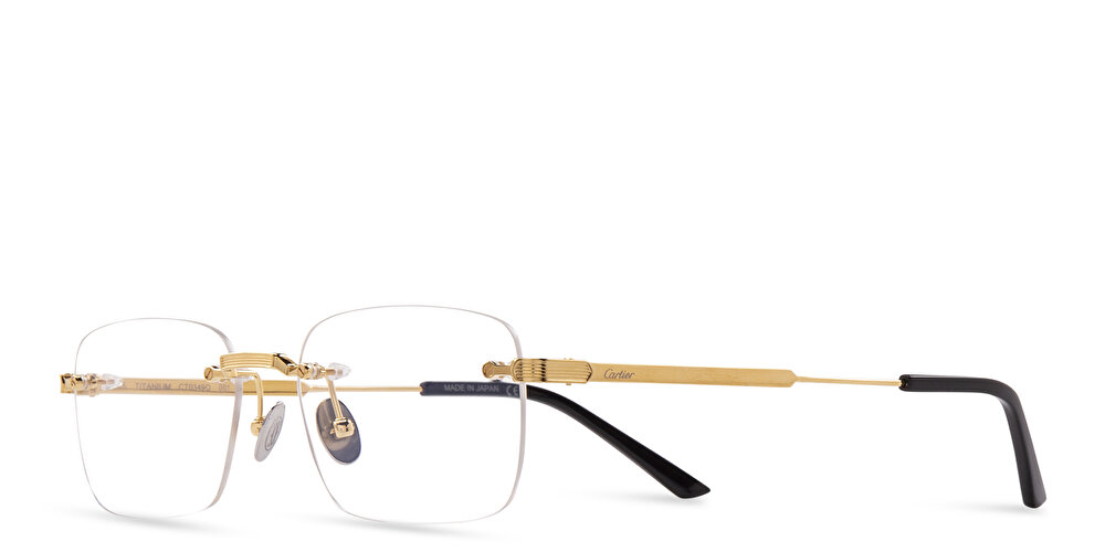 Cartier Signature 'C'de Cartier Wide Rimless Eyeglasses