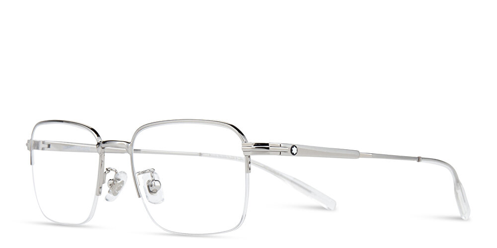 مونت بلانك نظارات طبية مستطيلة بنصف إطار