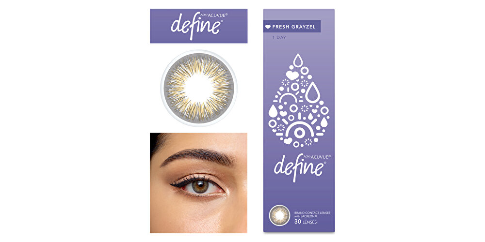ACUVUE DEFINE FRESH 1-Day Color Contact Lenses - Pack of 30