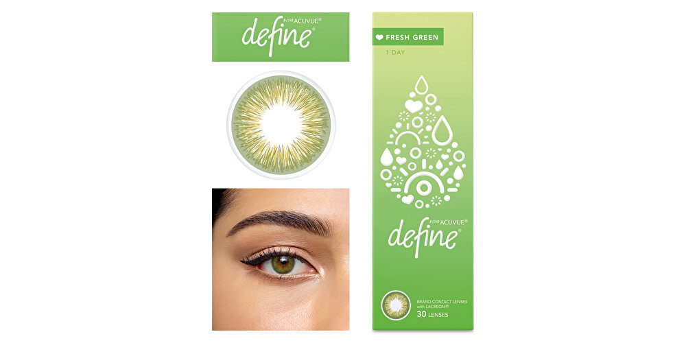 ACUVUE DEFINE FRESH 1-Day Color Contact Lenses - Pack of 30