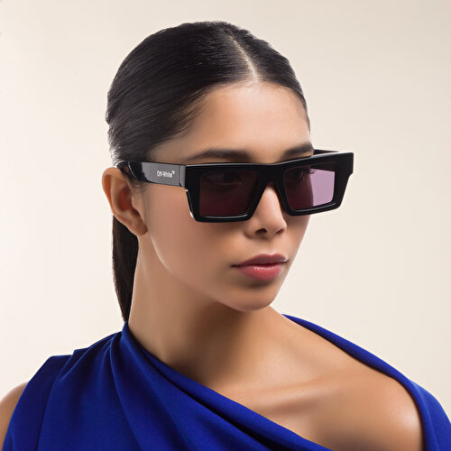 أوف وايت Unisex Rectangle Sunglasses
