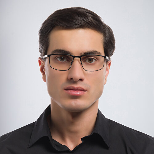 أمبوريو أرماني نظارة طبية بإطار مستطيل