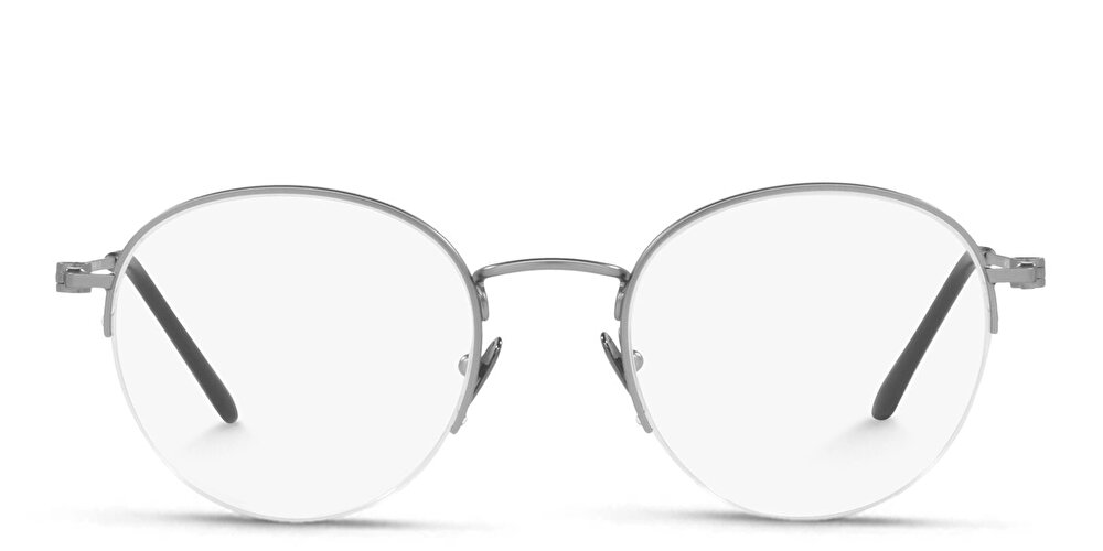 جورجو أرماني نظارة طبية دائرية بنصف إطار