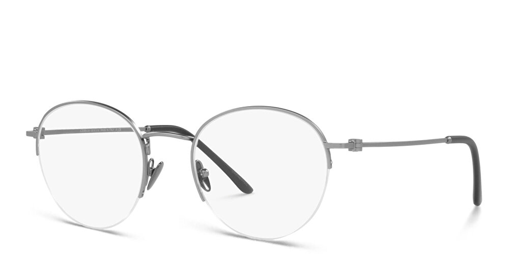 جورجو أرماني نظارة طبية دائرية بنصف إطار