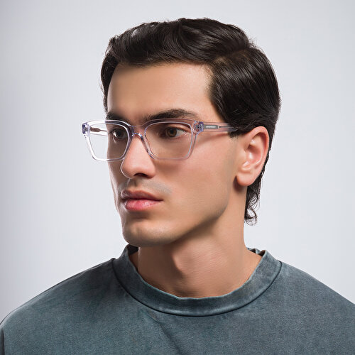 أمبوريو أرماني نظارة طبية بإطار مستطيل واسع