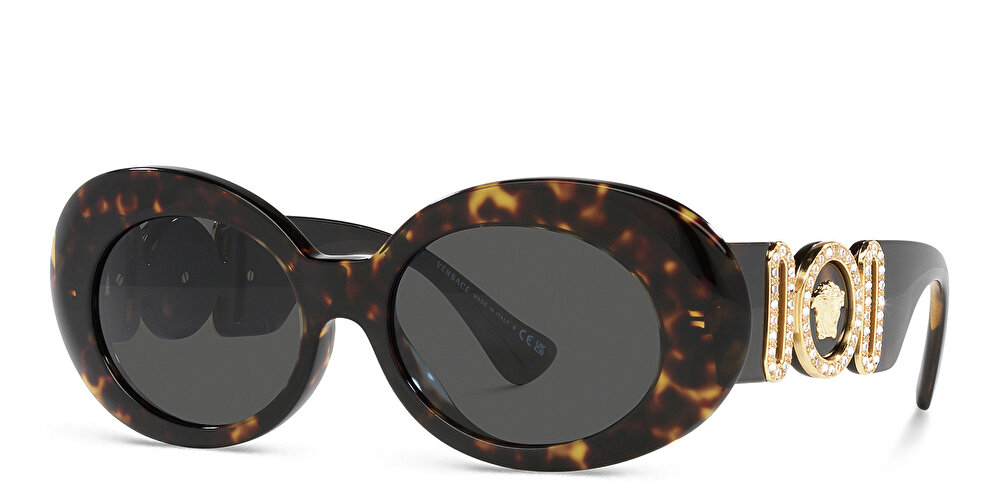 VERSACE Rhinestone-embellished Medusa Sunglasses