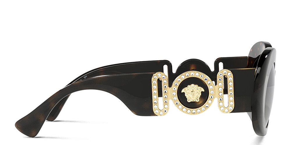 VERSACE Rhinestone-embellished Medusa Sunglasses