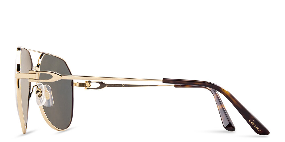 Cartier Signature 'C'de Cartier Aviator Sunglasses