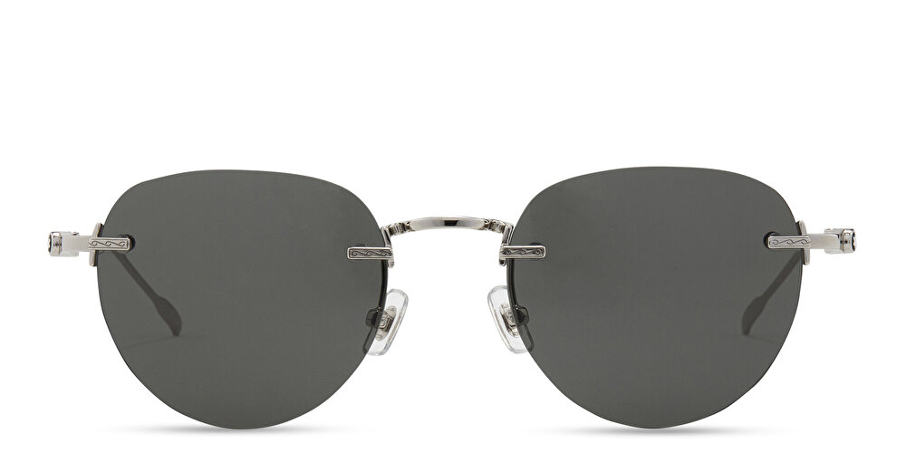 MONTBLANC Rimless Round Sunglasses