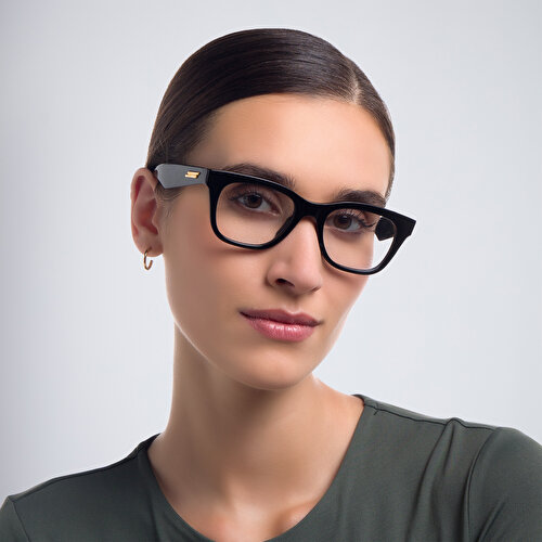 BOTTEGA VENETA Unisex Rectangle Eyeglasses