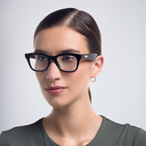 BOTTEGA VENETA Unisex Rectangle Eyeglasses