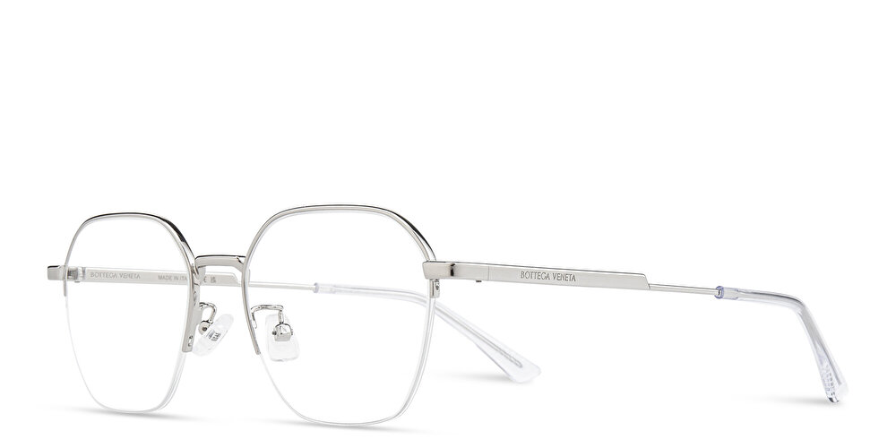BOTTEGA VENETA Half-Rim Square Eyeglasses