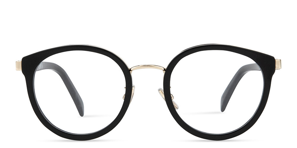 CELINE Logo Round Eyeglasses