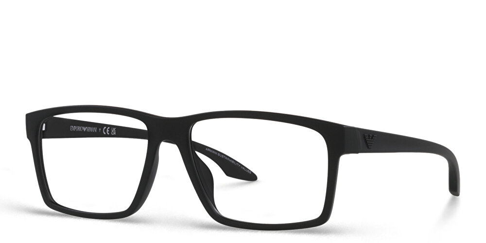 أمبوريو أرماني نظارات طبية مربّعة واسعة