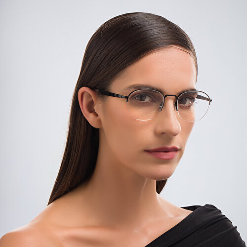 Ray-Ban Unisex Half-Rim Square Eyeglasses