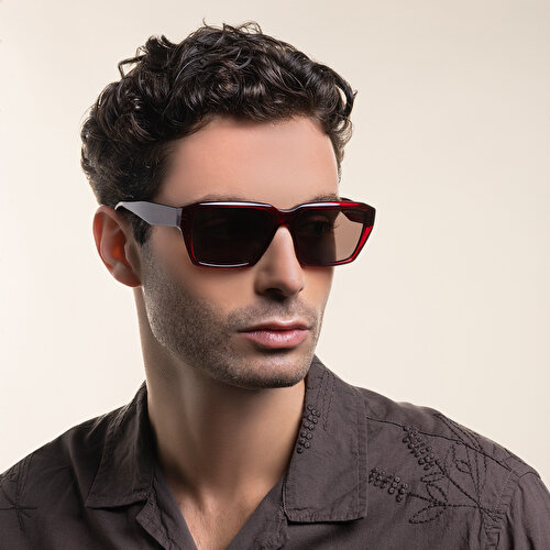 EMPORIO ARMANI Rectangle Sunglasses