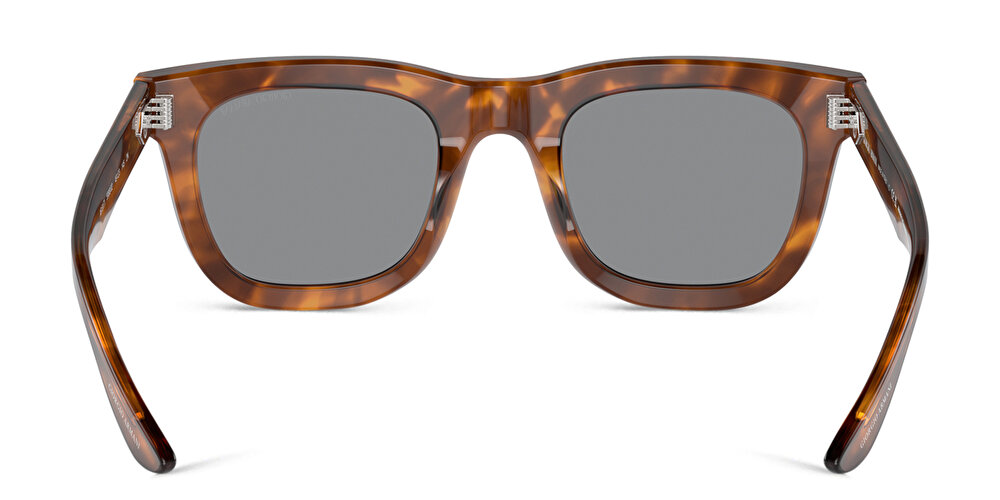 جورجو أرماني نظارات شمسية مربّعة مزيّنة بتفاصيل ماسية الشكل