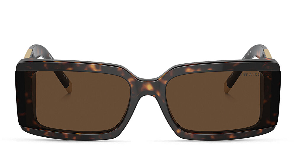 تيفاني أند كومباني نظارات شمسية مستطيلة للجنسين بشعار T