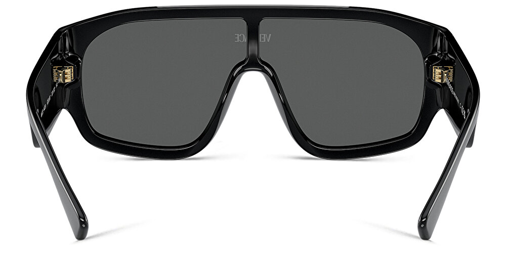 VERSACE Logo Aviator Sunglasses